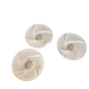Filtro de Desagüe Vortex Blanco, Paquete de 3, Antiobstrucción, Universal, para Fregadero de Baño y Cocina - Product Image 3