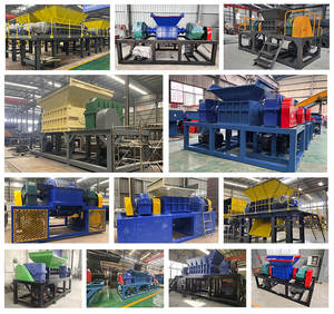 Double Shaft Scrap Metal <b>Shredder</b> Waste Thin Steel Shredding Machine Aluminum Cans <b>Shredder</b> Industrial Crusher - Product Image 5