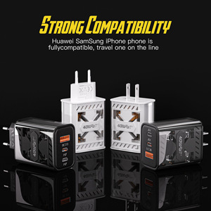 ที่ชาร์จโทรศัพท์มือถือ 40W หัวปลั๊ก EU US ช่องเสียบ USB Type C สำหรับชาร์จโทรศัพท์ Android ชาร์จเร็วพิเศษ สำหรับ <span class=keywords><strong>Samsung</strong></span> Xiaomi Huawei และ <span class=keywords><strong>iPhone</strong></span> - Product Image 6