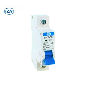 Fabricante <span class=keywords><strong>MUTAI</strong></span>, Interruptor Automático Monopolar AC CMTB1-63H 1P C6, 40A, 230V, 50/60Hz, Capacidad de Ruptura de 6kA, Curva B/C/D, Montaje Modular/en Riel - Product Image 2