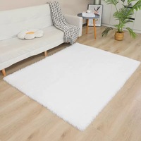 Alfombra Decorativa para el Hogar, Lavable, de Lujo, Antideslizante, Moderna, Suave, para Sala de Estar y Otras Áreas