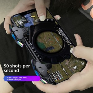 Nuevo Lanzamiento: Controlador de Juego Inalámbrico de Disparo Rápido para <span class=keywords><strong>Aimbot</strong></span>, Ráfaga de 50 Disparos en un Segundo, para Teléfonos Android - Product Image 1
