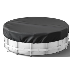 21Ft imperméable tissé PU enduit écrasé motif Oxford anti-poussière hiver <span class=keywords><strong>piscine</strong></span> couverture <span class=keywords><strong>hors</strong></span> <span class=keywords><strong>sol</strong></span> rond <span class=keywords><strong>piscine</strong></span> couverture - Product Image 1