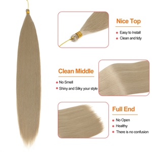 Wholesale30 "Ariel thẳng Pony tóc bó tự nhiên tổng hợp Crochet tóc Nga thẳng bện phần mở rộng tóc cho phụ nữ - Product Image 6