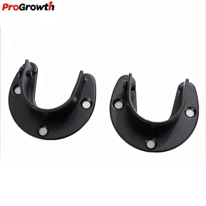 Wardrobe Clothes Rail Flange Bracket Furniture Hardware Accessories Curtain Poles Opening Flange Clothes Drying Rod Holder