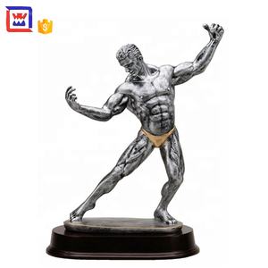 Vente chaude Trophée Creative Bodybuilding Champion Trophée Cadeau Décoratif Commémoratif - Product Image 5