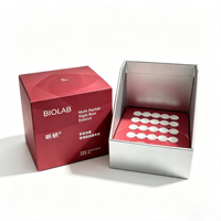 Boîte cadeau rigide carrée pour cosmétiques, emballage personnalisé pour sérum de soin de la peau avec insert de base argenté pour sérum en dose unique, vente en gros