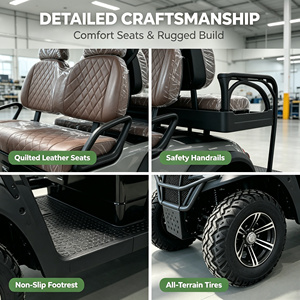 Carrello da Golf Elettrico a 8 Posti Più Venduto, Batteria al Litio 72V, Navetta per Parchi a Tema e Attrazioni Turistiche con Consegna Rapida - Product Image 6