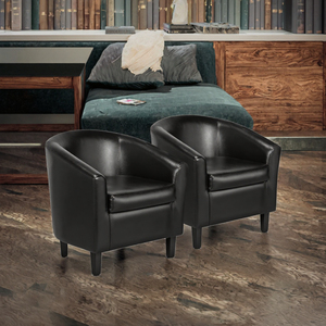 Ensemble de fauteuils d'appoint modernes Wayon en velours bleu sarcelle, fauteuil confortable à dossier haut avec table d'appoint pour salon, chambre et salle à manger - Product Image 3