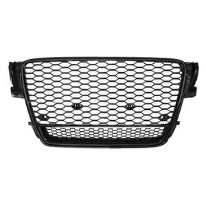 Grille de capot en nid d'abeille à mailles hexagonales Style RS5 A5 <span class=keywords><strong>S5</strong></span> Grille noire brillante pour <span class=keywords><strong>Audi</strong></span> A5 <span class=keywords><strong>S5</strong></span> B8 <span class=keywords><strong>2008</strong></span> 2009 2010 2011 2012 - Product Image 1