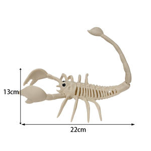 प्लास्टिक हेलोलीन कंकाल बिच्छू क्लासिक लेटरप्रेस मुद्रित सजावट क्रीपी प्रेप उत्सव पार्टी सजावट - Product Image 3
