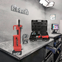 Kit d'outils hydrauliques sans fil SHIDA SD1930, outil de sertissage de câbles en acier inoxydable alimenté par batterie, pinces pour tuyauterie de plomberie HVAC
