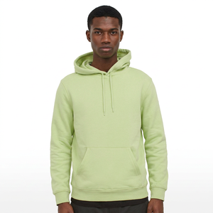 High Quality Men's Cotton Blend Fleece Pullover <b>Hoodie</b> with Custom Logo Breathable & Quick Dry Lightweight Winter Casual Design - Product Image 1
