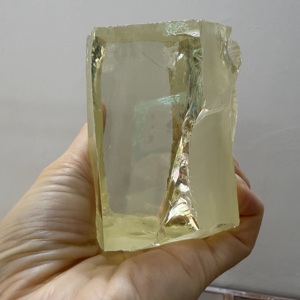 หินหยาบอัญมณีทรงลูกบาศก์เซอร์โคเนียอัญมณีสีเหลืองสีเบจใหม่ - Product Image 2