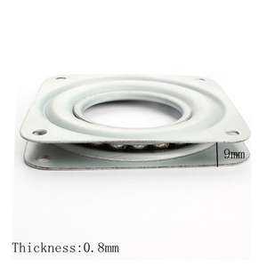 <span class=keywords><strong>Plateau</strong></span> tournant rotatif carré de 15 cm, <span class=keywords><strong>plateau</strong></span> tournant Lazy Susan, <span class=keywords><strong>360</strong></span>° °   <span class=keywords><strong>Plateau</strong></span> tournant <span class=keywords><strong>pivotant</strong></span> à roulement en métal robuste pour <span class=keywords><strong>bureau</strong></span> - Product Image 3