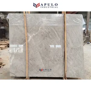 Stadt grau poliert marmor fliesen industrielle marmor laminat wand panel