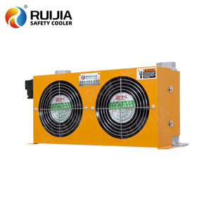 Échangeur de chaleur industriel 12V/24V, ventilateur de refroidissement d'air AH0608TL, refroidisseur d'huile de moteur hydraulique avec double ventilateur - Product Image 4