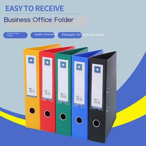 ملف أرشيف ورقي مخصص بلون واحد مقاس A4 مع مشبك معدني بفتحتين لتخزين المستندات BGF30063 - Product Image 2