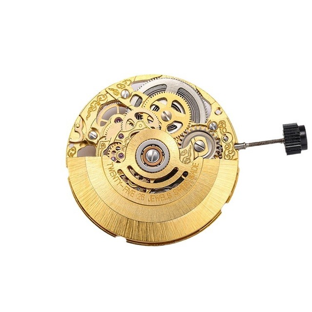 Eta2824 for Swiss Movement Mechanical Watch Customizable Three-Needle Splint Carved Hollow Stainless Steel Wristwatch Tool Part