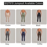 Nouvelle Collection 2026 : Combinaison de Yoga Taille Haute pour Femme – Été, Col V, Sans Manches, Amincissante, Dos Creux, Tenue de Fitness