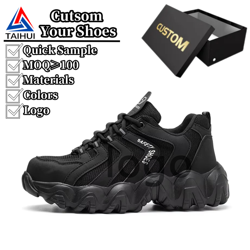 Anti Smashing Industrial Safety Shoes Men