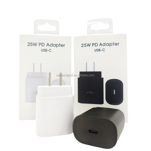 Adaptateur secteur usb-c à charge super rapide 25w pd pour samsung s21 s20 s10 s10 + s10e s9 s9 + s8 s8 + note 8 note 9 note 10 note10 plus - Product Image 5