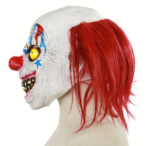 Décoration d'Halloween, masques en silicone d'Halloween, masque de clown tueur, accessoire de <span class=keywords><strong>film</strong></span> avec décoration de fête - Product Image 6
