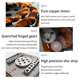 Gw50 Chất lượng cao giá rẻ Thanh thép uốn máy góc sắt Bender/Thanh thép uốn máy hướng dẫn sử dụng - Product Image 6