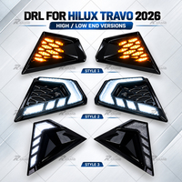 Feux de jour à LED haut de gamme DRL pour Hilux Travo 2026, feux de brouillard de pare-chocs, clignotants jaunes, accessoires automobiles