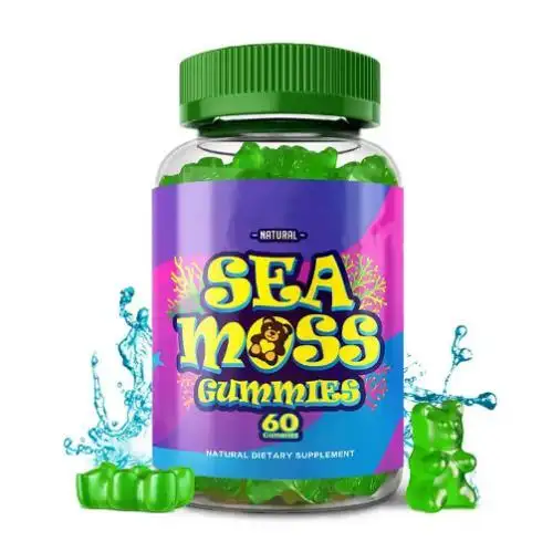 OEM organic sea moss wholesale gummy candy sea moss supplement