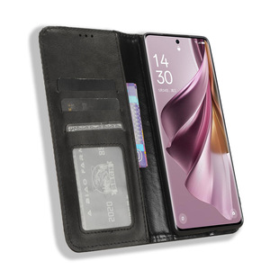 2023 Populaire Commerciële Magnetische Gesp Retro Vintage Lederen Shell Voor <span class=keywords><strong>Oppo</strong></span> Reno10 - Product Image 4
