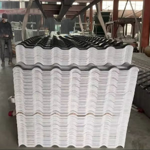 आधुनिक 2 मिमी pvc प्लास्टिक नालीदार छत टाइल-विला के लिए वाटरप्रूफ छत शीट - Product Image 1