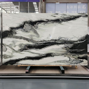 Matériau de construction de première qualité, dalle de <span class=keywords><strong>marbre</strong></span> blanc panda poli, carrelage d'escalier en <span class=keywords><strong>marbre</strong></span> noir blanc véritable <span class=keywords><strong>pour</strong></span> la décoration de la maison - Product Image 4