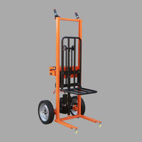 Chariot électrique à quatre roues pour monter les escaliers, capacité de charge de 200 kg, pour le déplacement de réfrigérateurs et de machines à laver, et le transport de meubles.