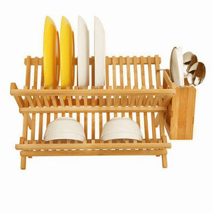 Kitchen sink storage <b>rack</b>, countertop <b>dish</b> <b>rack</b>, sink <b>dish</b> <b>rack</b>, drain <b>rack</b>, bamboo drain <b>rack</b> - Product Image 2
