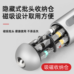 Juego de destornilladores magnéticos con mango de aluminio Glede 32 en 1, kit de herramientas para reparaciones en el hogar - Product Image 5