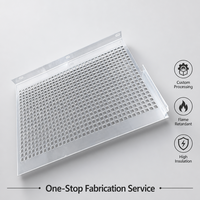 Bouclier de ventilation transparent en polycarbonate sur mesure de 2 mm, plaque en polycarbonate haute résistance aux chocs, traitement PC à guichet unique