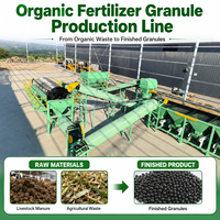 Granulateur de ligne de traitement bio-organique pour engrais granulé de paille et de boues organiques pour l'agriculture