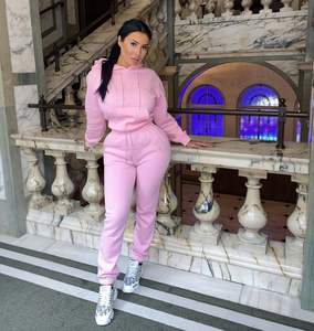 pink jogging suit sets