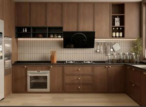 Vente directe d'usine de meubles de cuisine modernes et d'ensembles d'armoires avec des designs personnalisables à des prix avantageux - Product Image 2