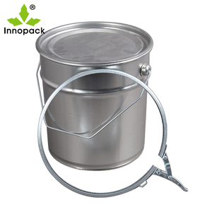 Seau métallique de <span class=keywords><strong>10</strong></span> <span class=keywords><strong>litres</strong></span> / Bidon en fer / Baril en acier avec couvercle à anneau de verrouillage - Product Image 5
