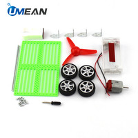 Kit éducatif Robot DIY Maker Petite expérience de voiture électrique Technologie de moulin à vent Jouets avec matériel manuel pour les enfants