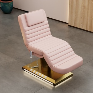 New <b>Electric</b> Stainless Steel 3-Motor High-Density Sponge Beauty Bed & Massage <b>Table</b> for Salon Spa Medical Eyelash and Body Care - Product Image 2