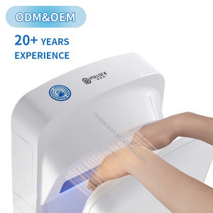 2025 Ensemble de sèche-mains électrique mural Seche Main Sèche-mains à double jet automatique ultra-sec pour <span class=keywords><strong>toilettes</strong></span> - Product Image 1