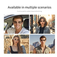 Lunettes intelligentes anti-lumière bleue UV400, musique et appels téléphoniques, lunettes de soleil de luxe interchangeables haut de gamme, légères, protection UV