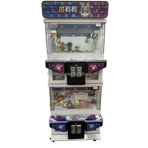 <span class=keywords><strong>4</strong></span>人用マルチプラグミニクレーンゲーム機、スチールキャビネット付き、屋内キッズアーケードプレイグラウンド向け - Product Image 5
