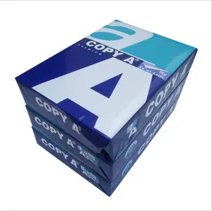 Empresa fabricante superior que vende papel A4 tamaño blanco color A4 80gsm papel de copia doble A A4