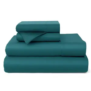 Hoge Kwaliteit 100% Premium Viscose Bamboe Messi Beddengoed Set Portretten Gedrukt Getailleerd Bed Effen Therapeutische Gestikte Techniek