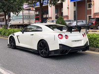 Nouveau pour GT-R (R35) Kit carrosserie amélioré style NISMO Pare-chocs Jupes latérales Passage de roue Capot Spoiler Diffuseur Fibre de carbone
