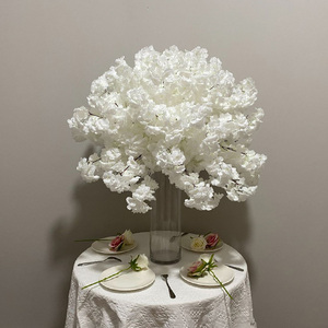 E-FB0022 Wholesale Plastic Ball Flower Large Rose Flower Ball Table <b>Centerpiece</b> Flower pink Ball for <b>Wedding</b> Decoration - Product Image 5